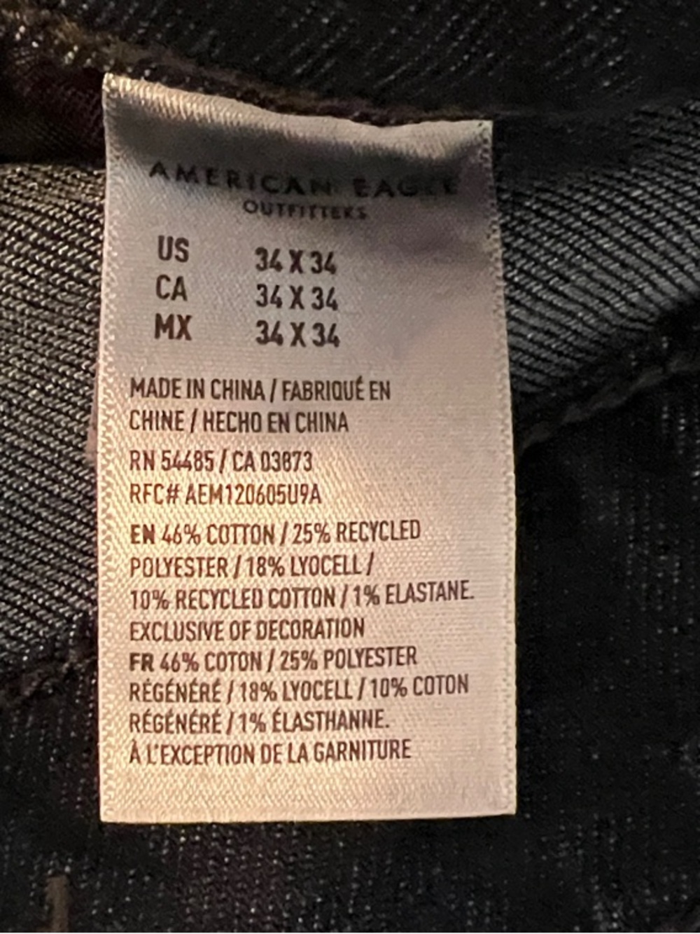 2 Pairs American Eagle Outfitters Men’s Faded Jeans - Picture 4 of 11